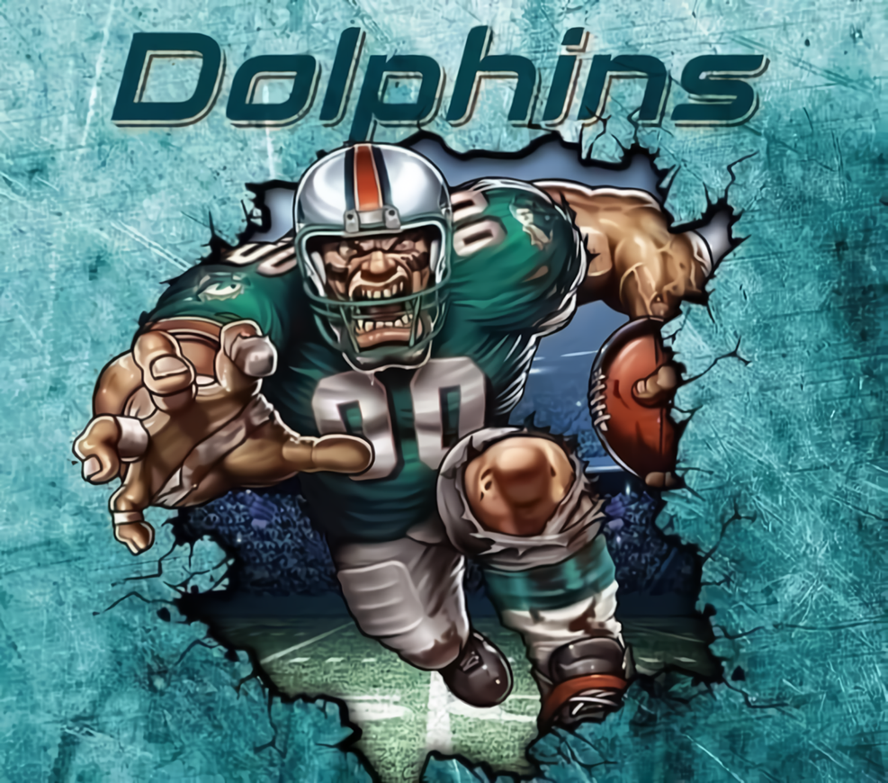 Dolphins Graphic T-Shirt artwork