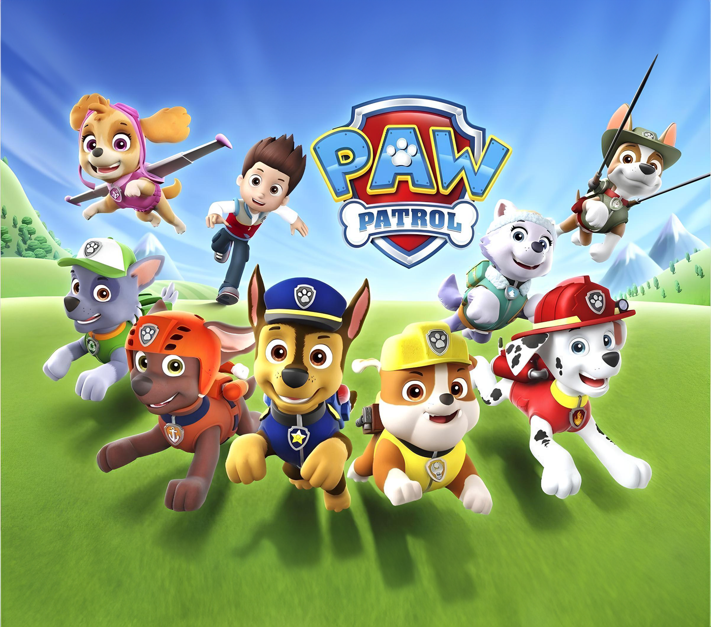 Paw Patrol Graphic T-Shirt artwork