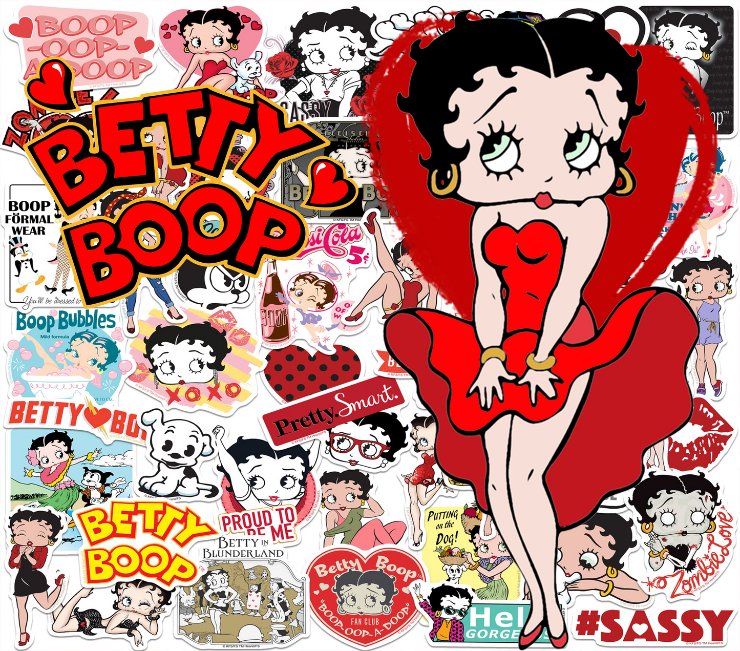 Betty Boop Graphic T-Shirt artwork
