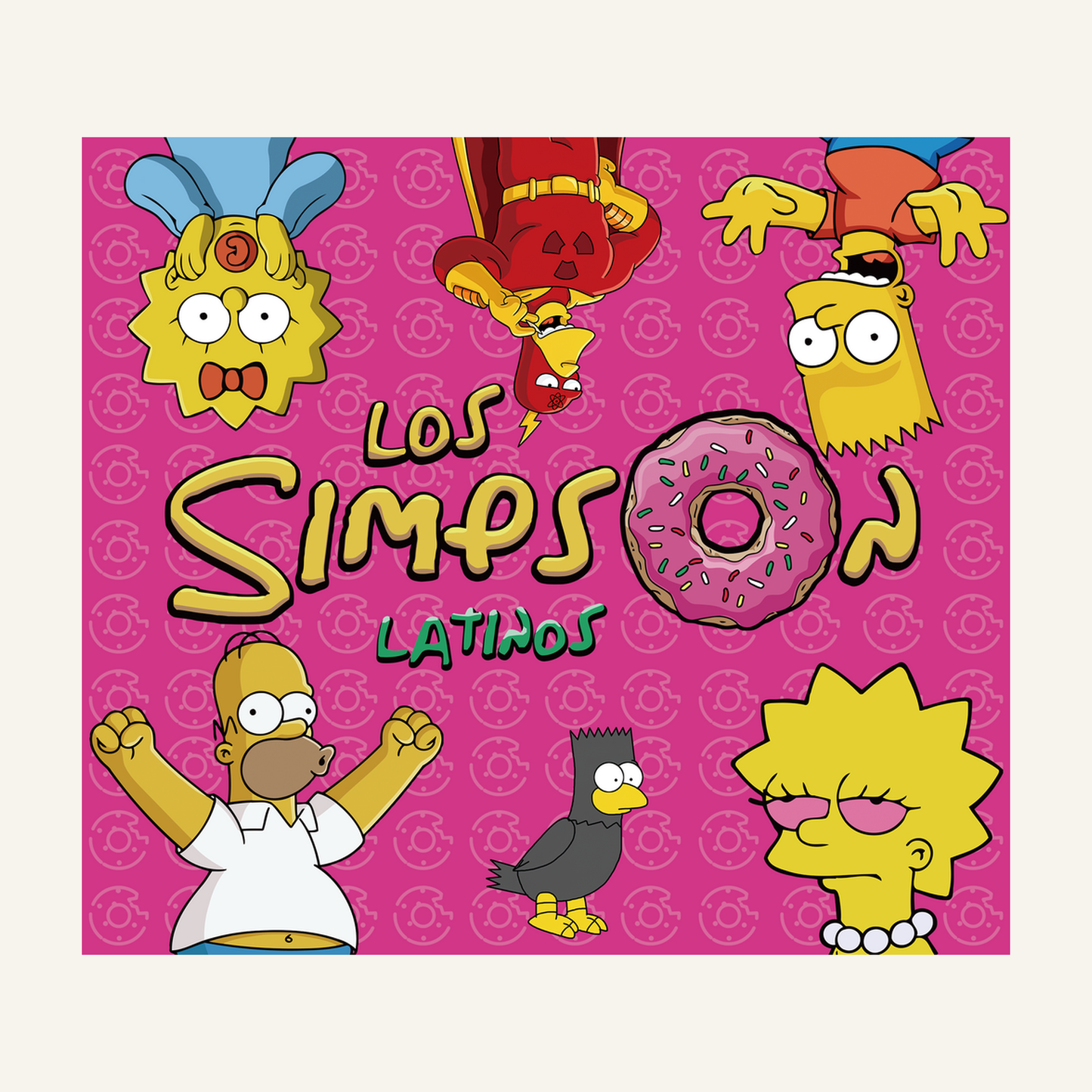 The Simpsons Latino Edition graphic design