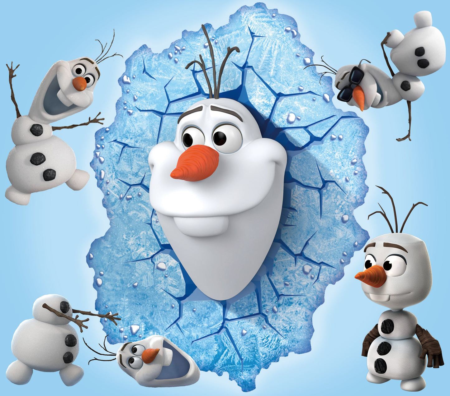 Olaf's Cool Adventures Graphic T-Shirt artwork