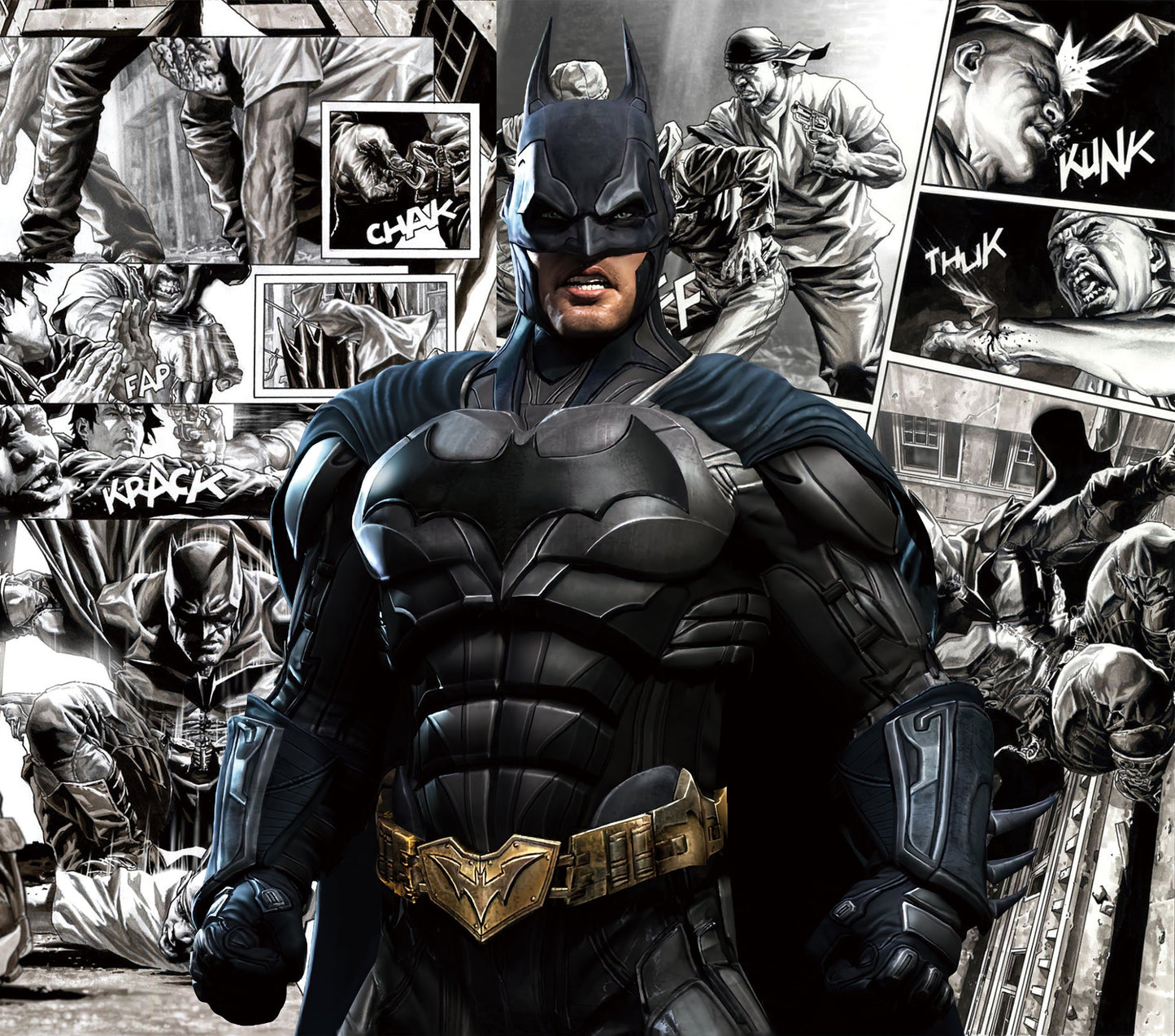 Gotham's Defender Graphic T-Shirt artwork