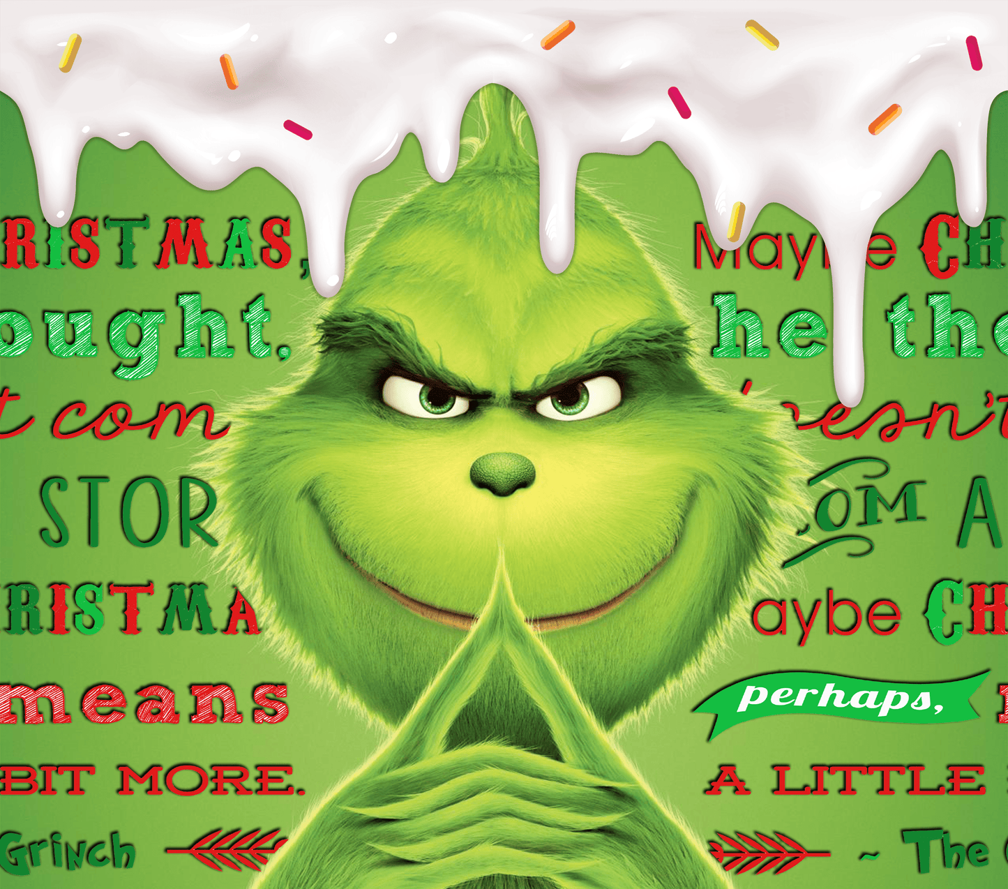 Grinch Graphic T-Shirt artwork