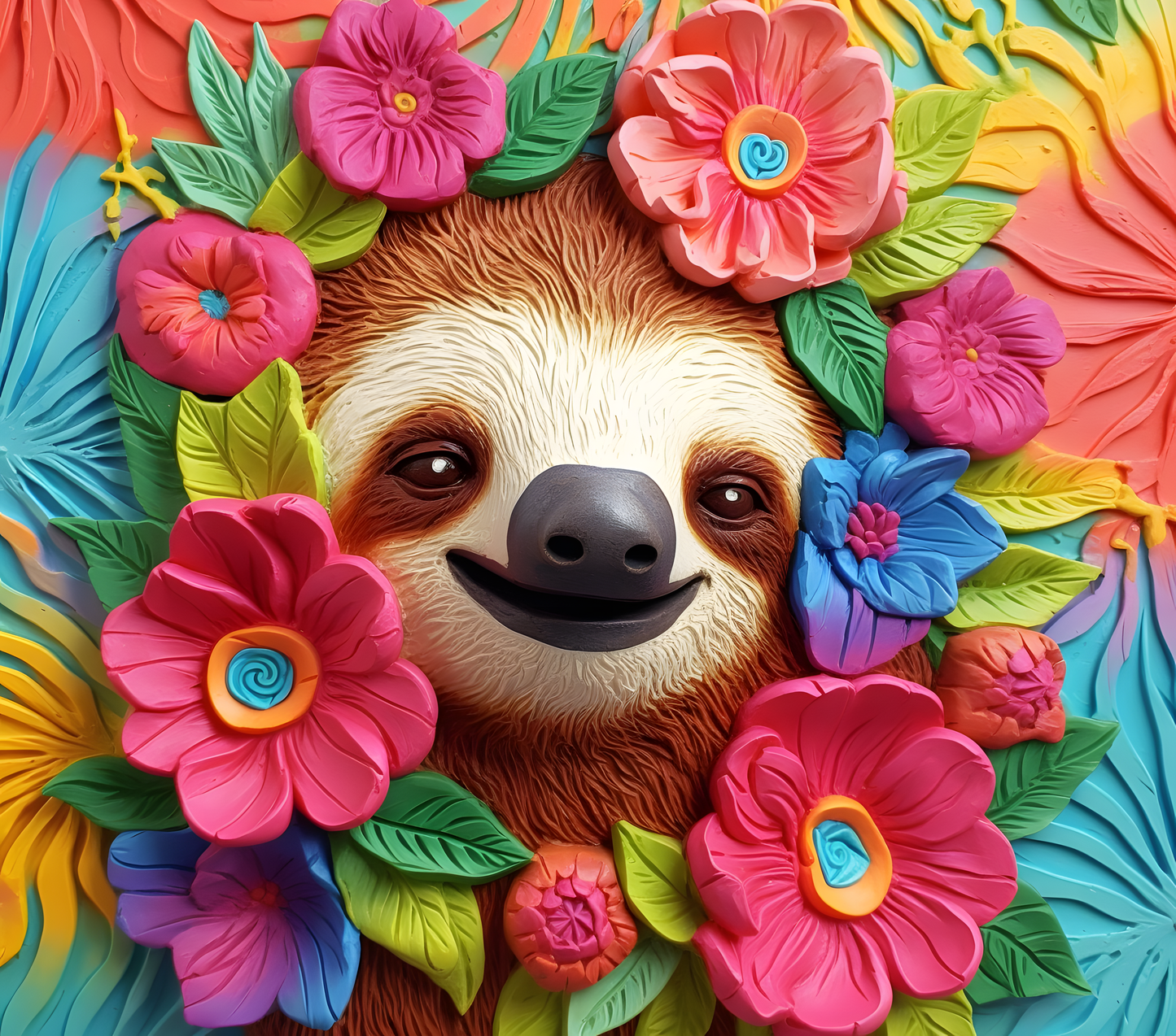 Sloth Graphic T-Shirt artwork