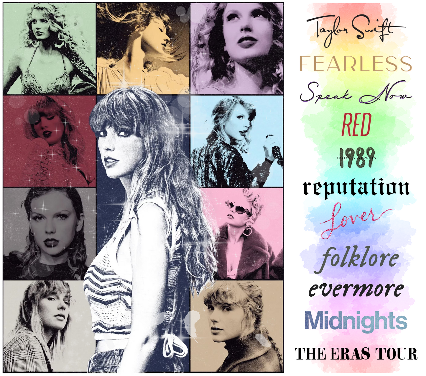 Taylor Swift Graphic T-Shirt artwork