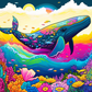 229 Whale with Tumbler