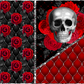 280 Skull Rose with Tumbler