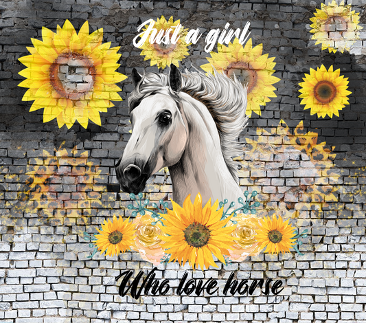 284 Equestrian Sunflower Vibes with Tumbler