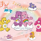 302 Rainbow Melody Care Bears with Tumbler