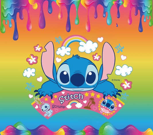 305 Rainbow Stitch World with Tumbler