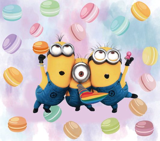 324 Rainbow Party with Minions with Tumbler