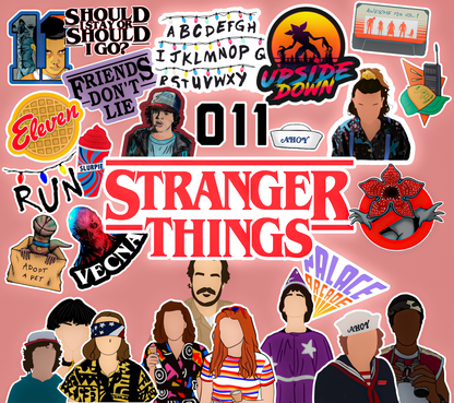 325 Stranger Things Collage with Tumbler