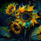 331 Celestial Sunflowers with Tumbler