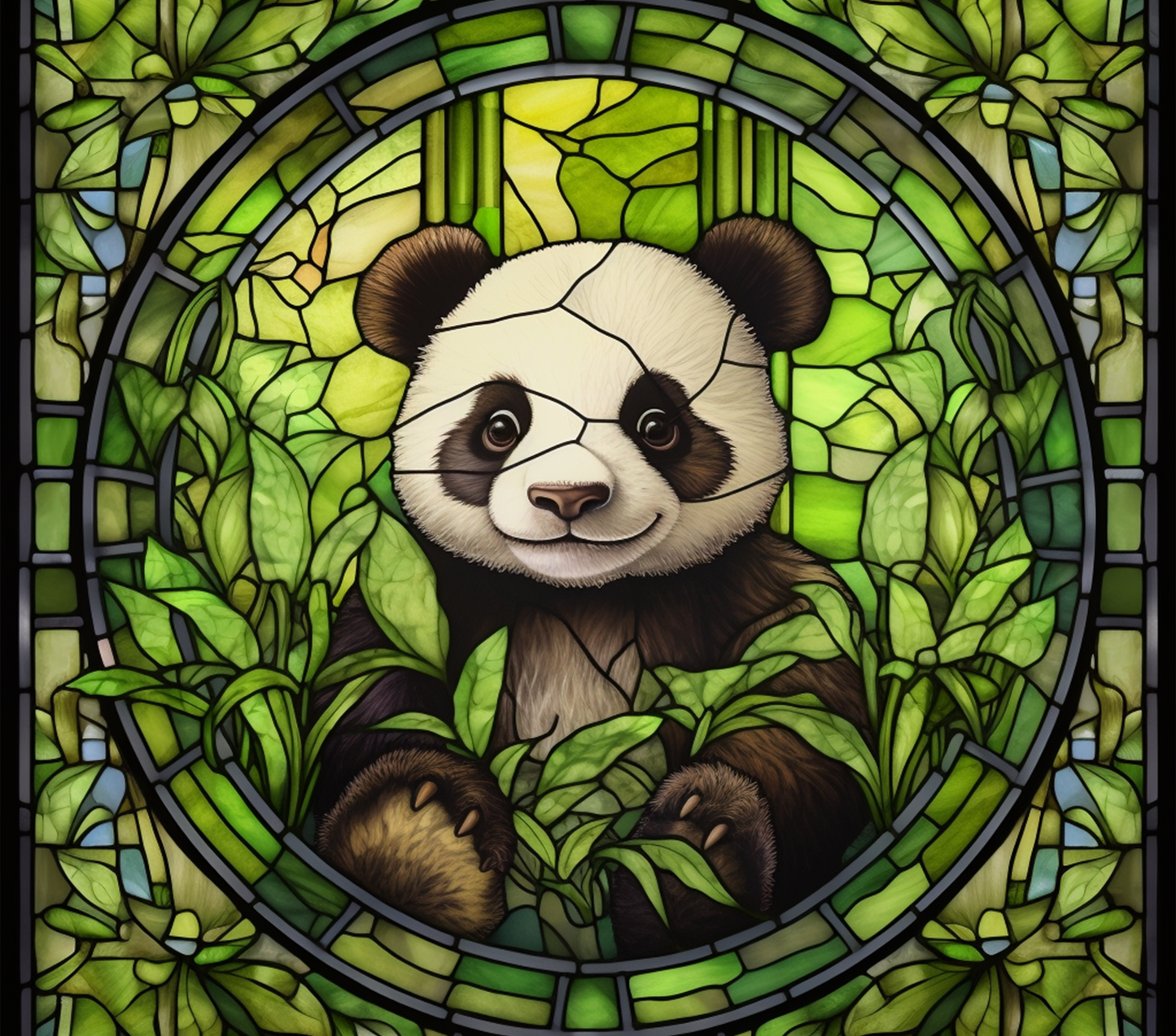 333 Verdant Panda with Tumbler