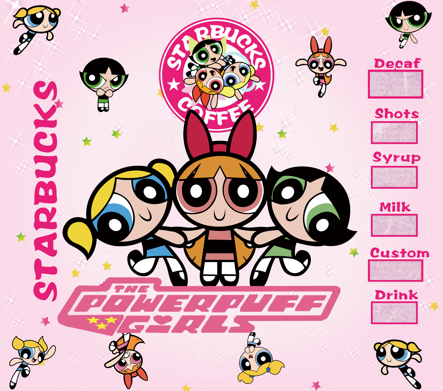 377 Powerpuff Girls x Starbucks with Tumbler