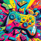 399 Color Burst Gaming with Tumbler