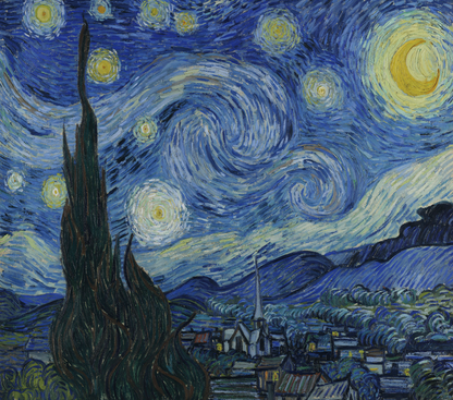 418 The Starry Night with Tumbler