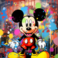 438 Splash of Joy: Mickey Mouse in Graffiti Style with Tumbler