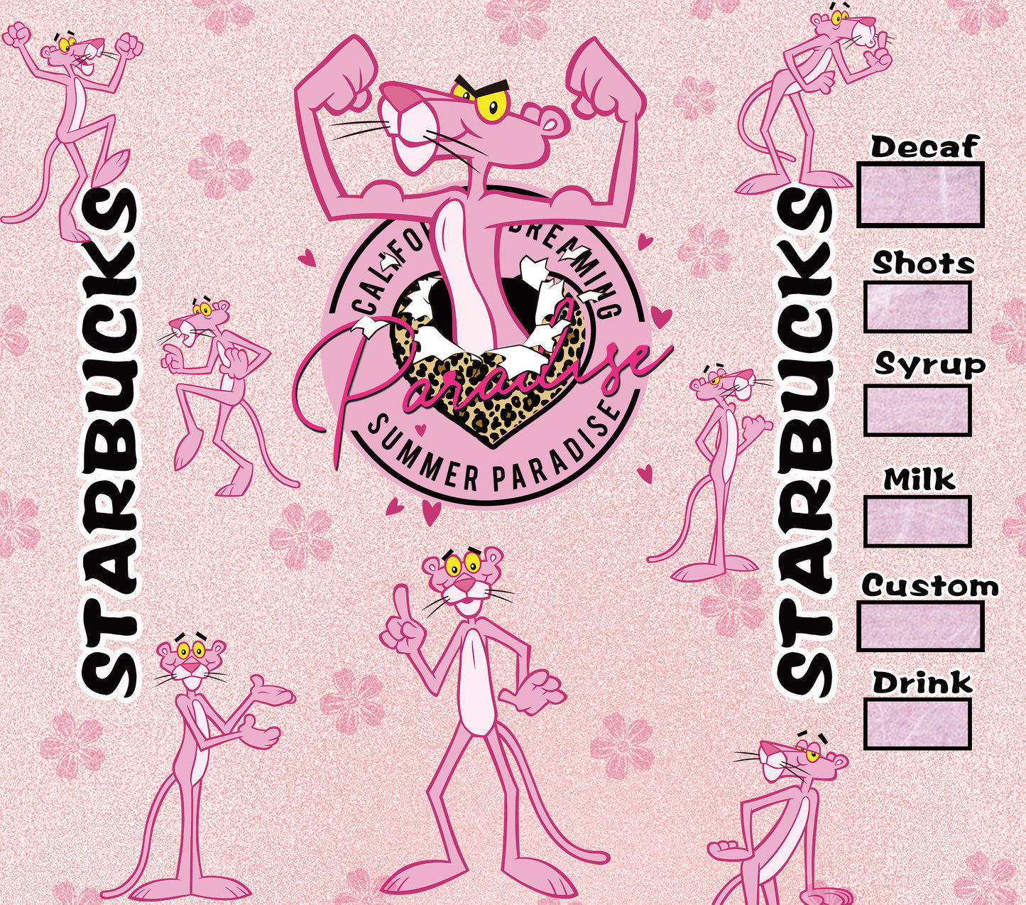 466 The Pink Panther with Tumbler