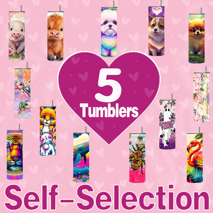 BUY HERE:  5 tumblers