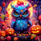 568 Halloween's Midnight Owl with Tumbler