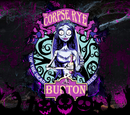 609 The Corpse Rye: Gothic Brew Art with Tumbler（复制）