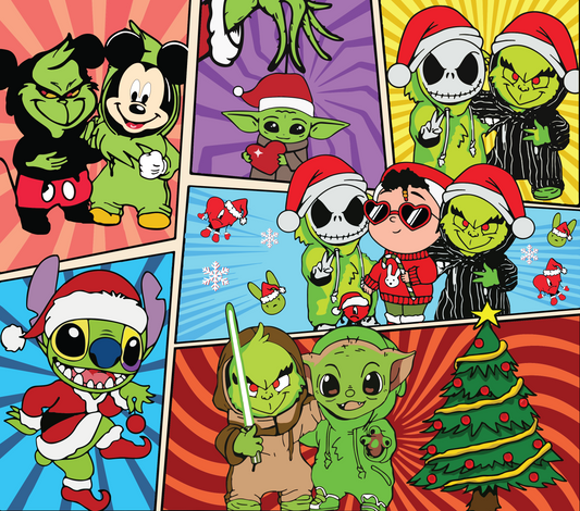 618 Grinch and Friends Holiday Mashup with Tumbler