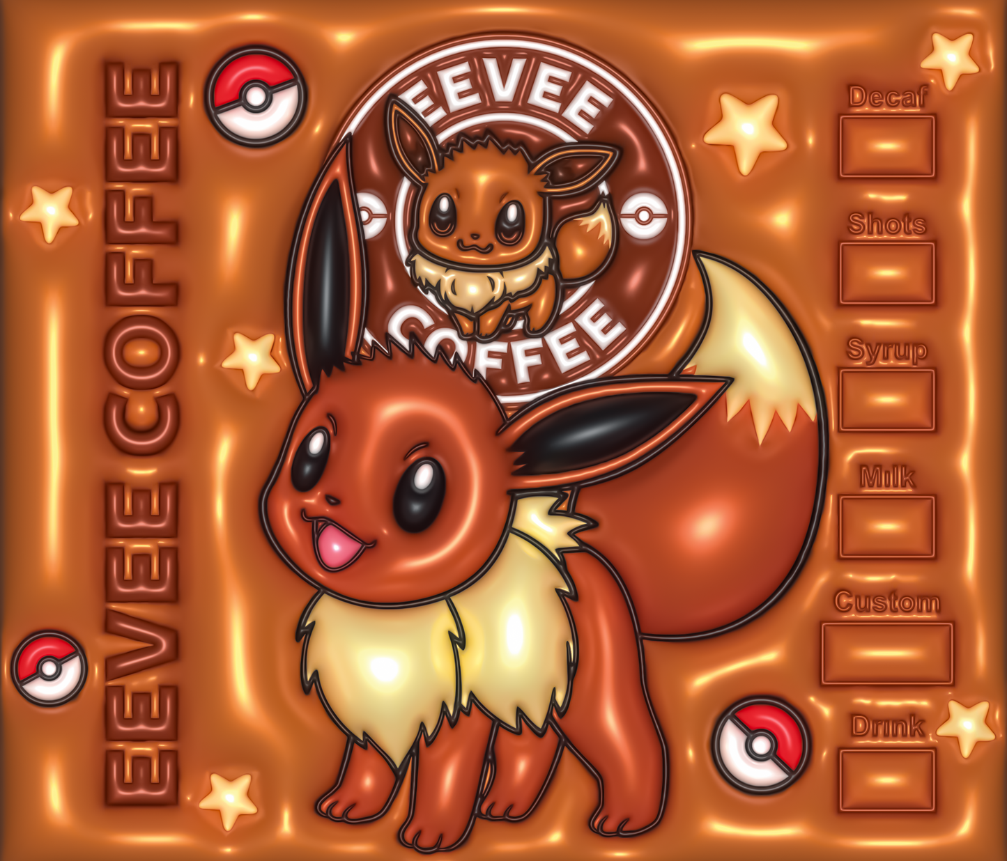 645 Eevee coffee with Tumbler