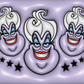 651 Mystical Sea Witch Trio with Bold Expressions with Tumbler