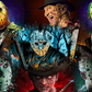 667 Slasher Legends: Bold and Intense Horror Artwork with Tumbler