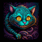 672 Creepy Cat with Tumbler