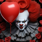 673 Clown with Tumbler