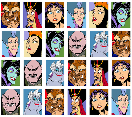 682 Disney Villains Icon Collection with Tumbler