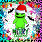 702 The Green Monster's Merry Christmas with Tumbler