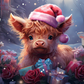 707 The Highland Cow's Winter Wishes with Tumbler