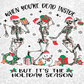713 Skeletons Celebrating the Holiday Season with Tumbler
