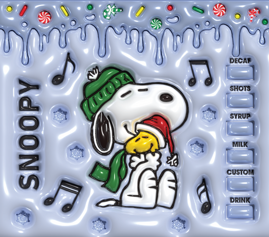 751  Snoopy's Christmas Melody with Tumbler