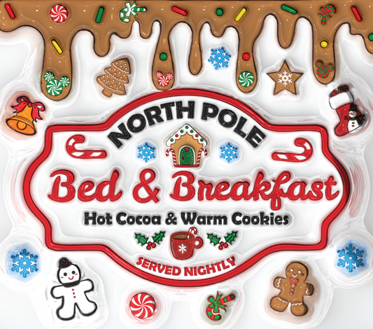 763 North Pole Bed & Breakfast: Hot Cocoa & Warm Cookies with Tumbler