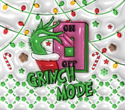 796 Grinch Mode: On or Off for the Holidays with Tumbler