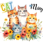 814 Cat Mom with Tumbler
