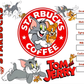 824 Tom and Jerry with Tumbler