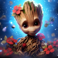 835 Baby Groot with Tumbler