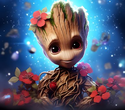 835 Baby Groot with Tumbler