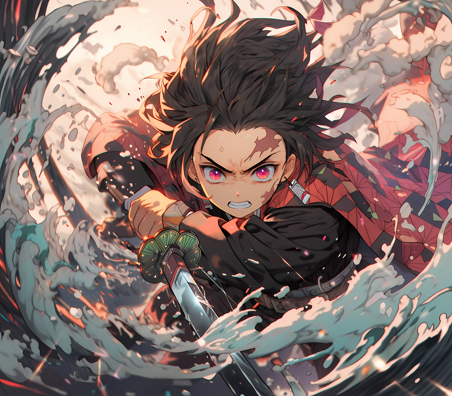 854 Tanjirou with Tumbler