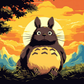936 Totoro with Tumbler