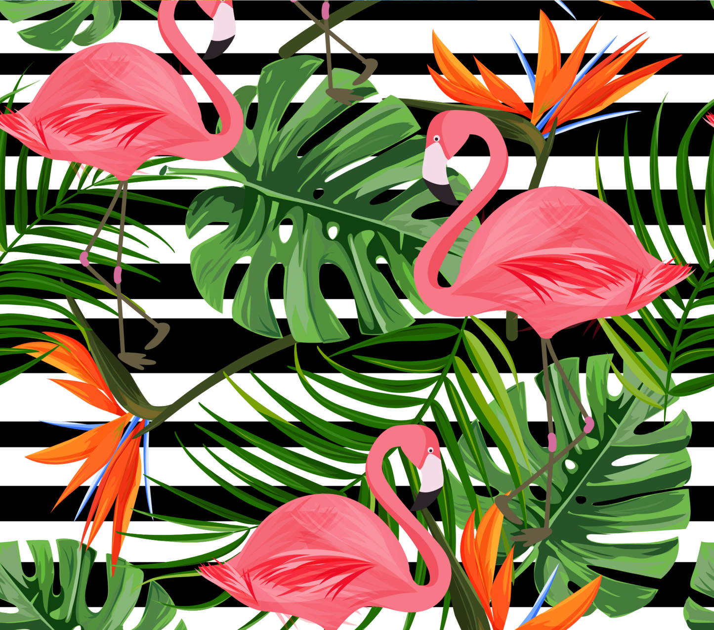 943 Flamingos with Tumbler