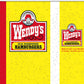 988 Wendy's (yellow) with Tumbler