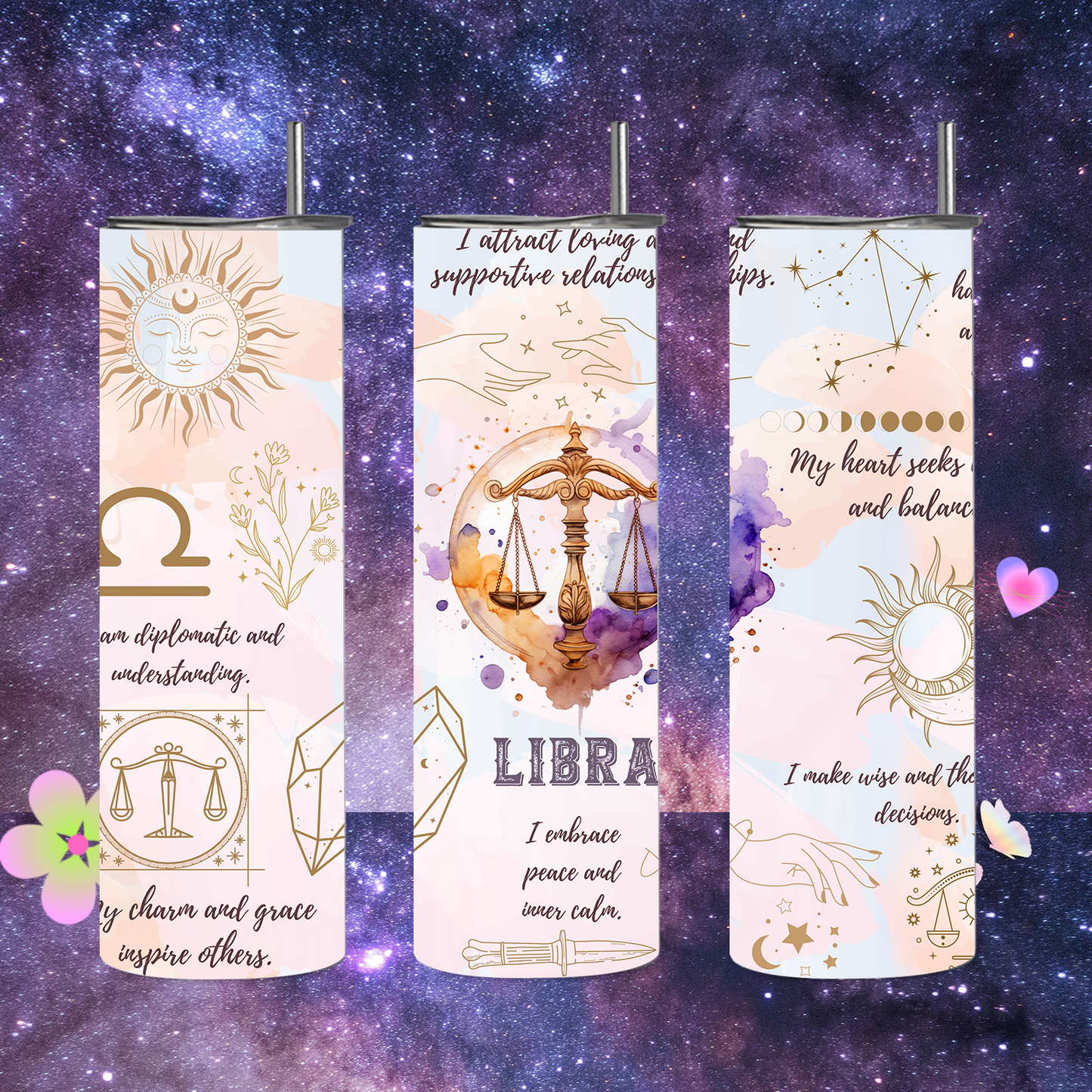 Zodiac Theme Tumbler