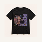 TS0001 black T-shirt mockup Threadless-style product image