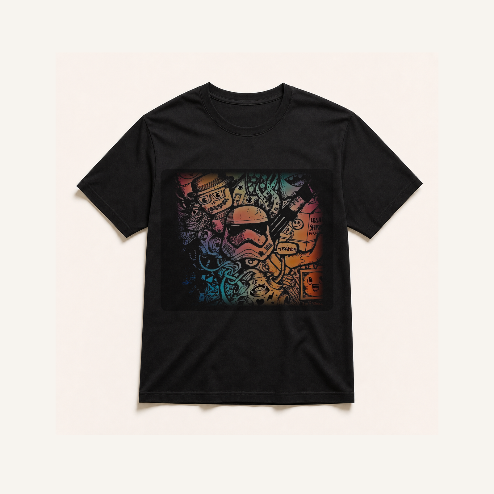TS0004 black-blend shirt mockup